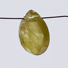 Load image into Gallery viewer, 1 Peach Sapphire Faceted 10x7mm Briolette Bead 6924