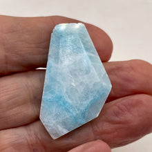 Load image into Gallery viewer, 84cts Druzy Natural Hemimorphite Pendant Bead | Blue | 45x36x10mm | 1 Bead |