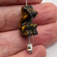 Load image into Gallery viewer, Carved Tiger Eye Monkey Animal Figurine Worry Stone