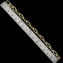 Load image into Gallery viewer, Perfect 22K Vermeil Open Link Chain 6 inches | Gold over Sterling Silver |