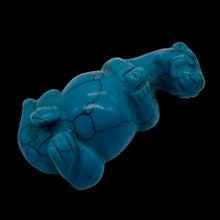Load image into Gallery viewer, Hand-Carved Resting Otter | 1" Tall | Blue | 1 Figurine | | 1" Tall | Blue