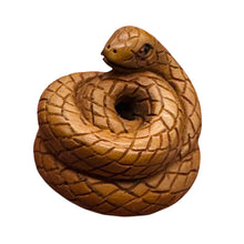Load image into Gallery viewer, Year of the Snake 2025 Signed Netsuke Bead