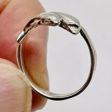 Load image into Gallery viewer, Sterling Silver Leaping Dolphins Ring | Size 7.5 | Silver | 1 Ring |