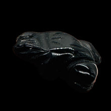 Load image into Gallery viewer, Charming Onyx Stone Frog Animal Beads Figurine | Black| | 20x18x9.5mm | Black