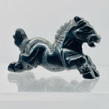 Load image into Gallery viewer, Hand-Carved Racing Pony Horse | 1 Figurine | | 1 1/4" Tall | Grey