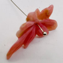 Load image into Gallery viewer, 15cts Stunning Hand Carved Pink Peruvian Opal Flower Bead | 38x25x5mm |