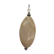 Load image into Gallery viewer, Mookaite Australian Sterling Silver Marquise Cut Pendant | White | 2 1/4" Long |