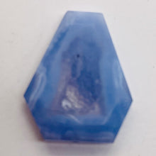 Load image into Gallery viewer, Druzy Blue Chalcedony Designer Pendant Bead | 29cts | 29x22x6mm |