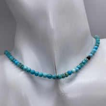 Load image into Gallery viewer, Turquoise Faceted Beads 16 Inch Strand | Round | 4mm | Blue | 100 Beads |