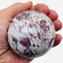 Load image into Gallery viewer, Garnet Crystal 597g Sphere | 2 7/8" | Red White | 1 Collector's Item