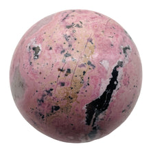Load image into Gallery viewer, Rhodonite 426g Sphere | 2 1/2" | Pink Black | 1 Collector's Item |