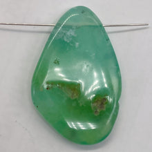 Load image into Gallery viewer, Chyrsoprase 38cts Art Cut Pendant Bead | 37x24x6mm | Green | 1 Pendant Bead |