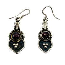 Load image into Gallery viewer, Stellar Red Garnet Sterling Silver Drop/Dangle Earrings | 1 1/4" Long |