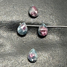 Load image into Gallery viewer, Ruby Zoisite Exquisite Flat Pear Briolette Bead | 9x6x3mm | Green, Red | 1 Bead|