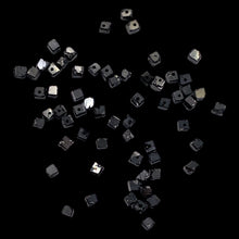 Load image into Gallery viewer, Natural Black Diamond 4.3cts Scissor Cut Cube Beads | 1x1mm to 2x1mm | 62 Beads|