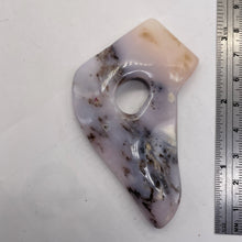 Load image into Gallery viewer, Peruvian Opal 27g Abstract Cut | 66x45x8mm | White. Gray, Pink | 1 Pendant Bead|