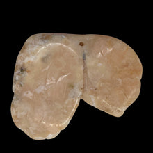Load image into Gallery viewer, Pink Peruvian Opal Carved 29cts Flower Pendant Bead | 35x39x4mm | Pink |