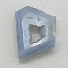 Load image into Gallery viewer, Chalcedony Druzy 15ct Designer Cut Pendant Bead| 20x16x7mm| Blue|1 Pendant Bead|