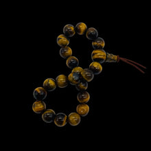 Load image into Gallery viewer, Tigers Eye 7" Strung Strand Round Beads | 8mm | Golden Brown | 21 Beads |