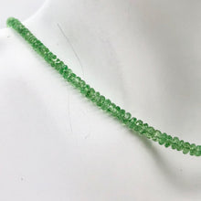 Load image into Gallery viewer, Tsavorite Garnet Faceted Roundel Bead Strand 103287B