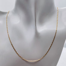 Load image into Gallery viewer, Italian! 10K Gold Reversible Open Link Chain 16" 10019B