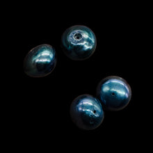 Load image into Gallery viewer, 4 Radiant Cobalt Periwinkle FW Pearl (12x8.5 to 8x6.5mm) Beads 2983