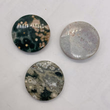 Load image into Gallery viewer, Green White Gray Pink Ocean Jasper Pendant Beads| 36mm | 3 beads |