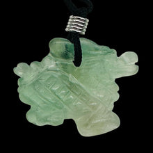 Load image into Gallery viewer, Fluorite Stone Winged Dragon Pendant | 1' Long | Green | 1 Pendant |