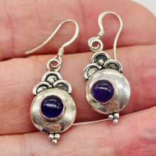 Load image into Gallery viewer, Amethyst Sterling Silver Drop/Dangle Earrings | 1 1/4" Long | Purple | 1 Pair |