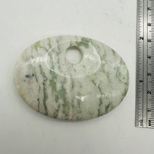 Load image into Gallery viewer, Harmony Stone Oval Centerpiece Bead - Snowy Lands| 63x45x8mm | 1 Bead |