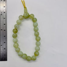 Load image into Gallery viewer, Serpentine 7" Strung Strand Round Beads | 8mm | Green | 21 Beads |