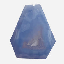 Load image into Gallery viewer, Druzy Blue Chalcedony Designer Pendant Bead | 29cts | 29x22x6mm |