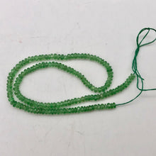 Load image into Gallery viewer, 7 Beads of Tsavorite Garnet Faceted Roundel Beads 3287