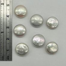 Load image into Gallery viewer, 2 Cool Wedding White FW Coin Pearls 4758