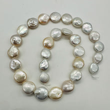 Load image into Gallery viewer, Amazing Natural Multi-Hue FW Coin Pearl Strand 104757B