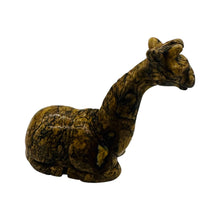 Load image into Gallery viewer, Giraffe Resting Animal Stone Carving | 1 Figurine | 1 5/8 x 1 5/8" | Brown