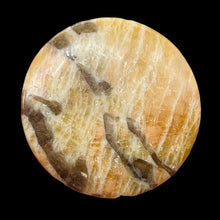 Load image into Gallery viewer, Big Cat Natural Untreated Feldspar 35mm Coin Pendant Bead | 35x5.5mm | 1 Bead |