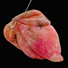 Load image into Gallery viewer, Peruvian Opal Flower Pendant | 46x31x5mm | 30 cts | Pink | 1 Bead |