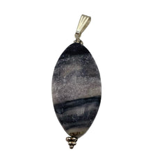 Load image into Gallery viewer, Mookaite Stormy Weather Sterling Silver Marquise | 2 1/4" Long | Gray Black |