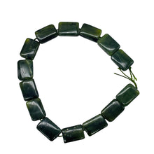 Load image into Gallery viewer, Glory Nephrite Jade Rectangle Bead Strand 109375