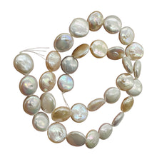 Load image into Gallery viewer, Amazing Natural Multi-Hue FW Coin Pearl Strand 104757D
