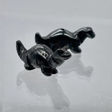 Load image into Gallery viewer, Dinosaur Hematite Diplodocus Animal Beads 009259HM | 25x11.5x7.5mm | Graphite
