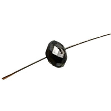 Load image into Gallery viewer, 1 Fancy Color 0.46cts Natural Black Diamond Roundel Bead 9892G