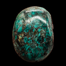 Load image into Gallery viewer, Turquoise Natural Focal 39g Nugget Bead | 42x31x20mnm | Blue, Black | 1 Bead |