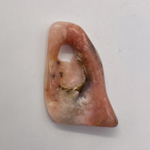 Load image into Gallery viewer, Designer Pink Peruvian Opal Pendant Bead | 40cts | 40x25x5mm |