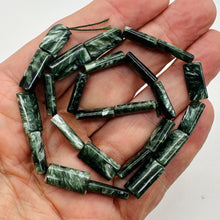 Load image into Gallery viewer, Siberia Premuim Russian 16x8mm Seraphinite Bead Strand 108992