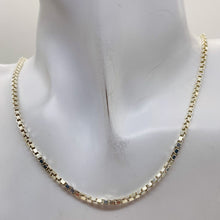 Load image into Gallery viewer, Italian! Silver 2mm Box Chain 16" Necklace (11.5G) 10033C