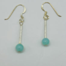 Load image into Gallery viewer, Seafoam Peruvian Opal & Sterling Silver Earrings 6134