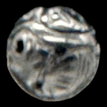 Load image into Gallery viewer, Dragon Long Life Carved Onyx Round Pendant Bead | 12mm | Black | 1 Bead |