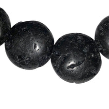 Load image into Gallery viewer, Dawn of Creation Lava Disc Focal Bead Strand | 18x11mm | 23 Beads |